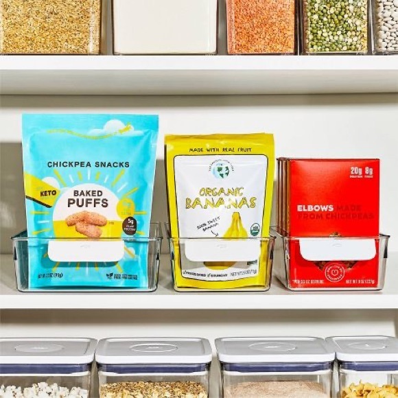 OXO Good Grips 4-Piece Refrigerator Storage Bin Starter Set - Picture 4 of 8